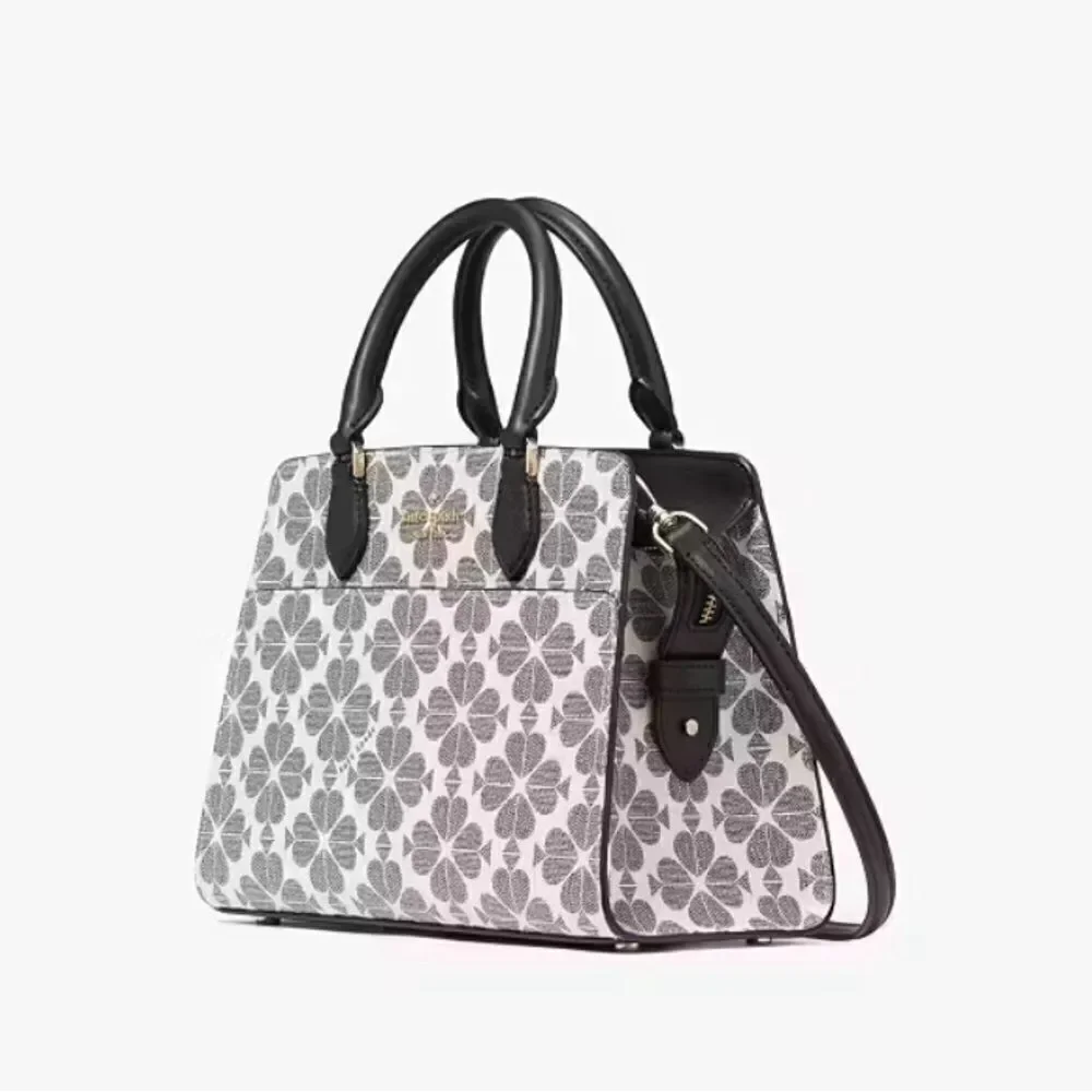 Kate Spade Signature Spade Flower Small Satchel & Card Case Crossbody Bag Purse